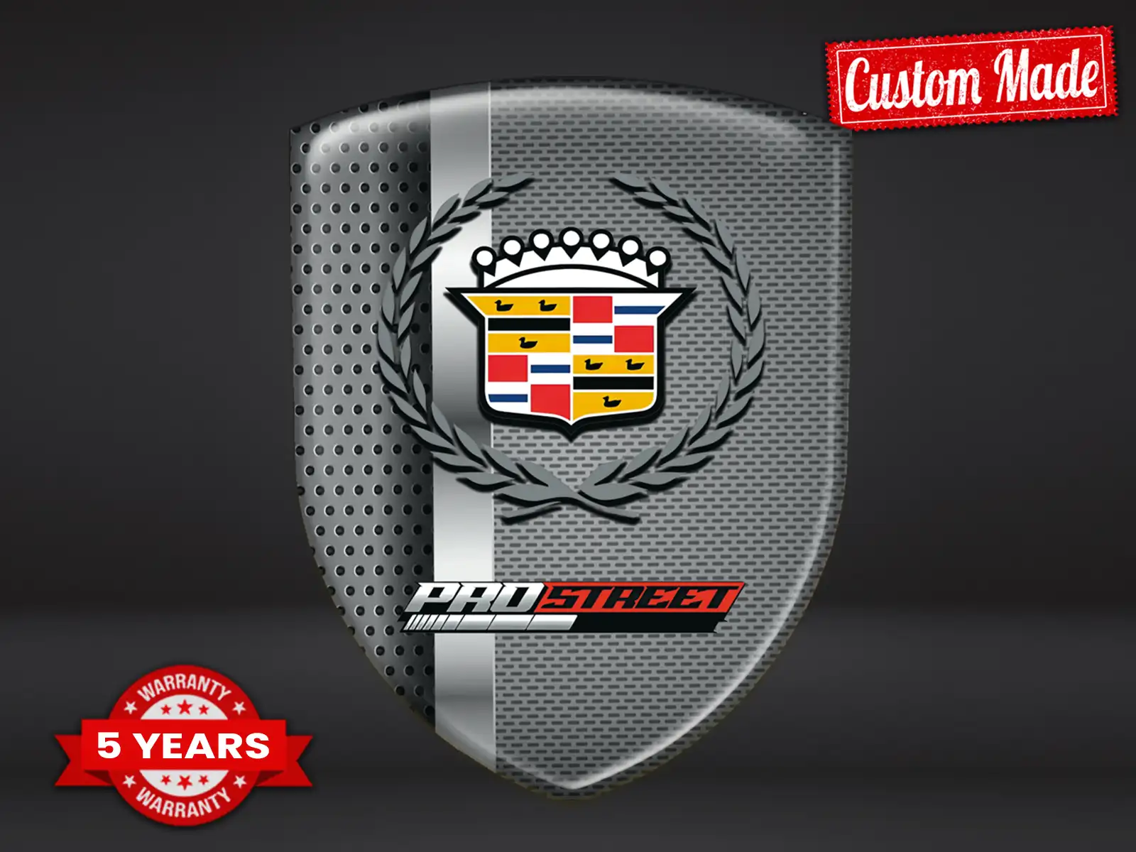 Cadillac Calcomanías Autoadhesivas Estilo Gama Alta Pegatinas Cúpula ST